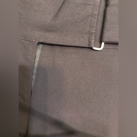 Equestrian Designs size 10 black dress pants w/ self belt , great fitting pants - Picture 2 of 12